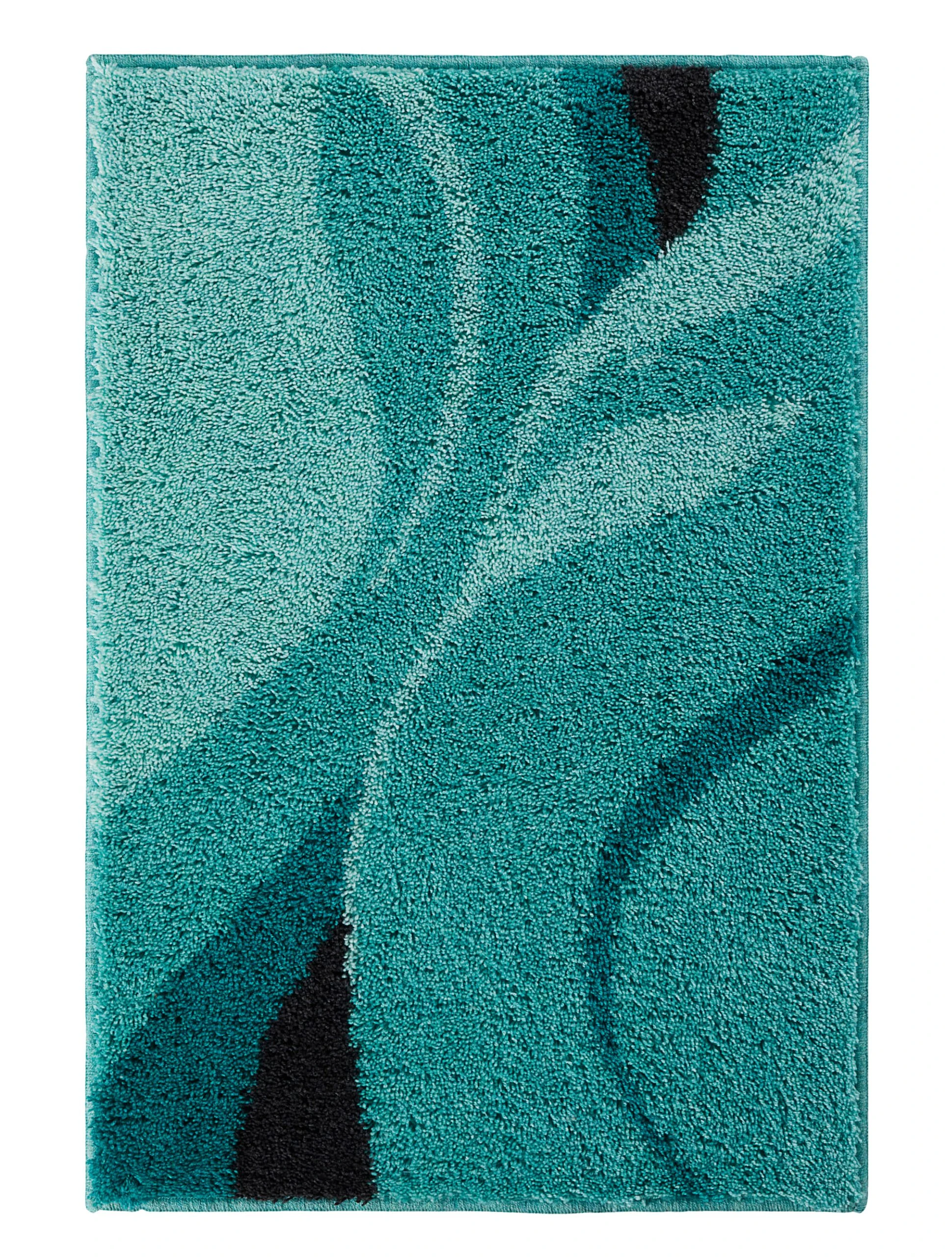 Webschatz Badematte Rund 'Delhi' In Grün 2 Webschatz Badematte Rund 'Delhi' In Grün – Bild 2