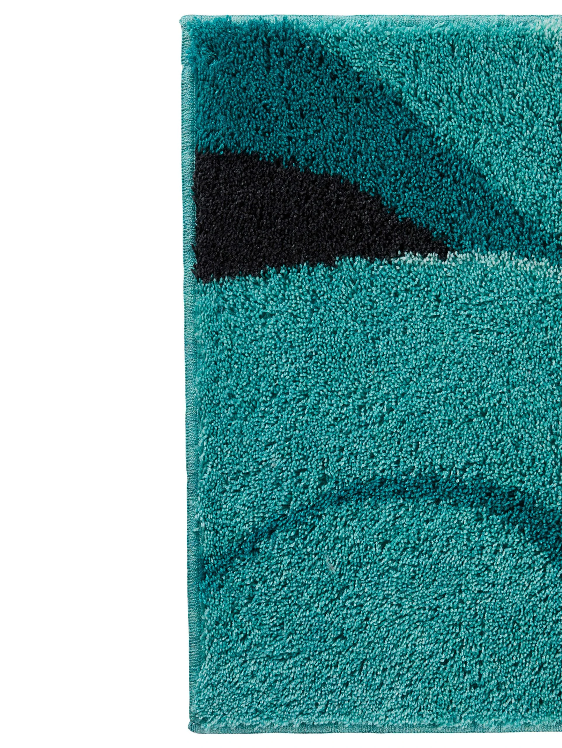 Webschatz Badematte Rund 'Delhi' In Grün 3 Webschatz Badematte Rund 'Delhi' In Grün – Bild 3