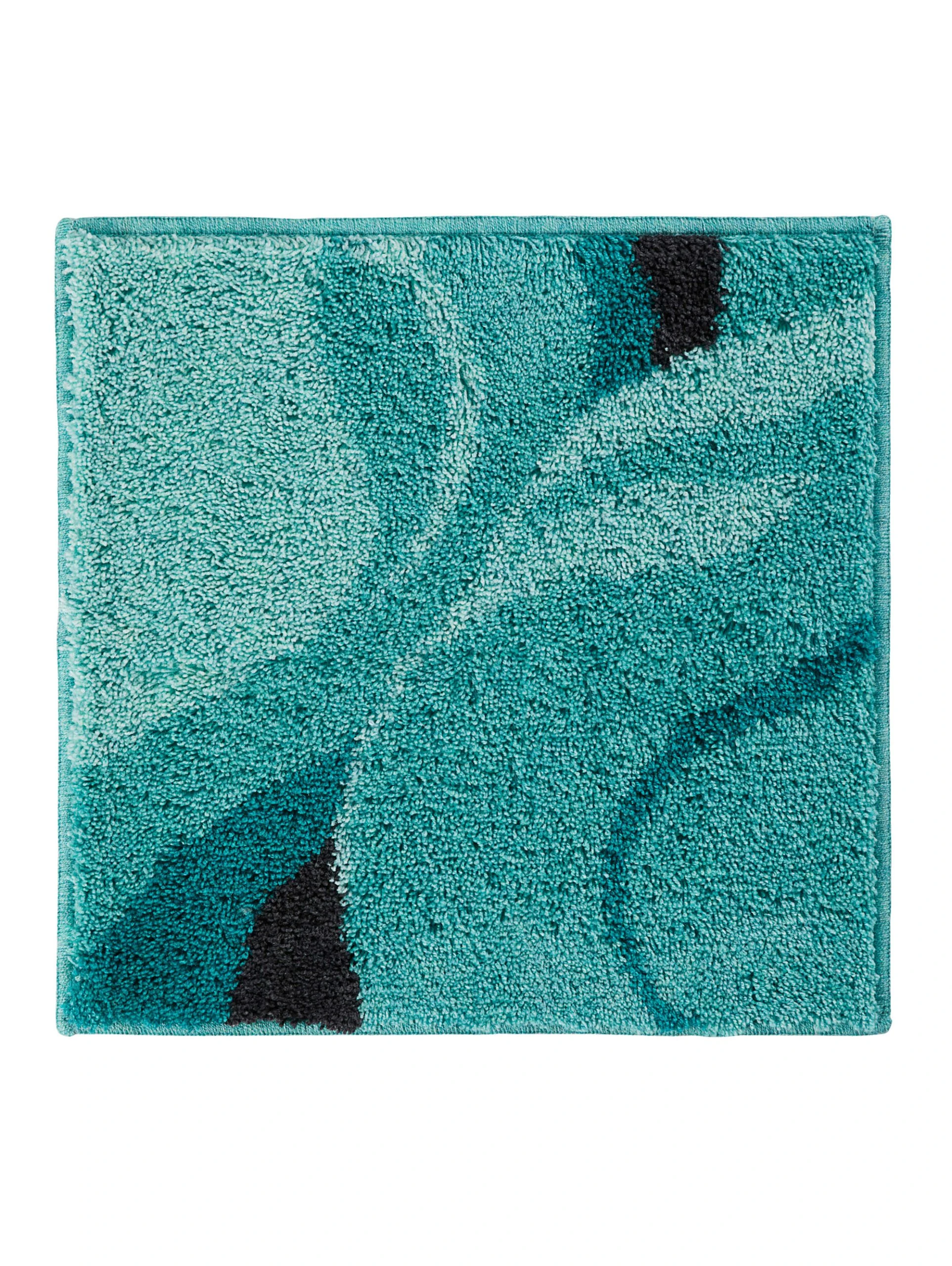 Webschatz Badematte Rund 'Delhi' In Grün 4 Webschatz Badematte Rund 'Delhi' In Grün – Bild 4