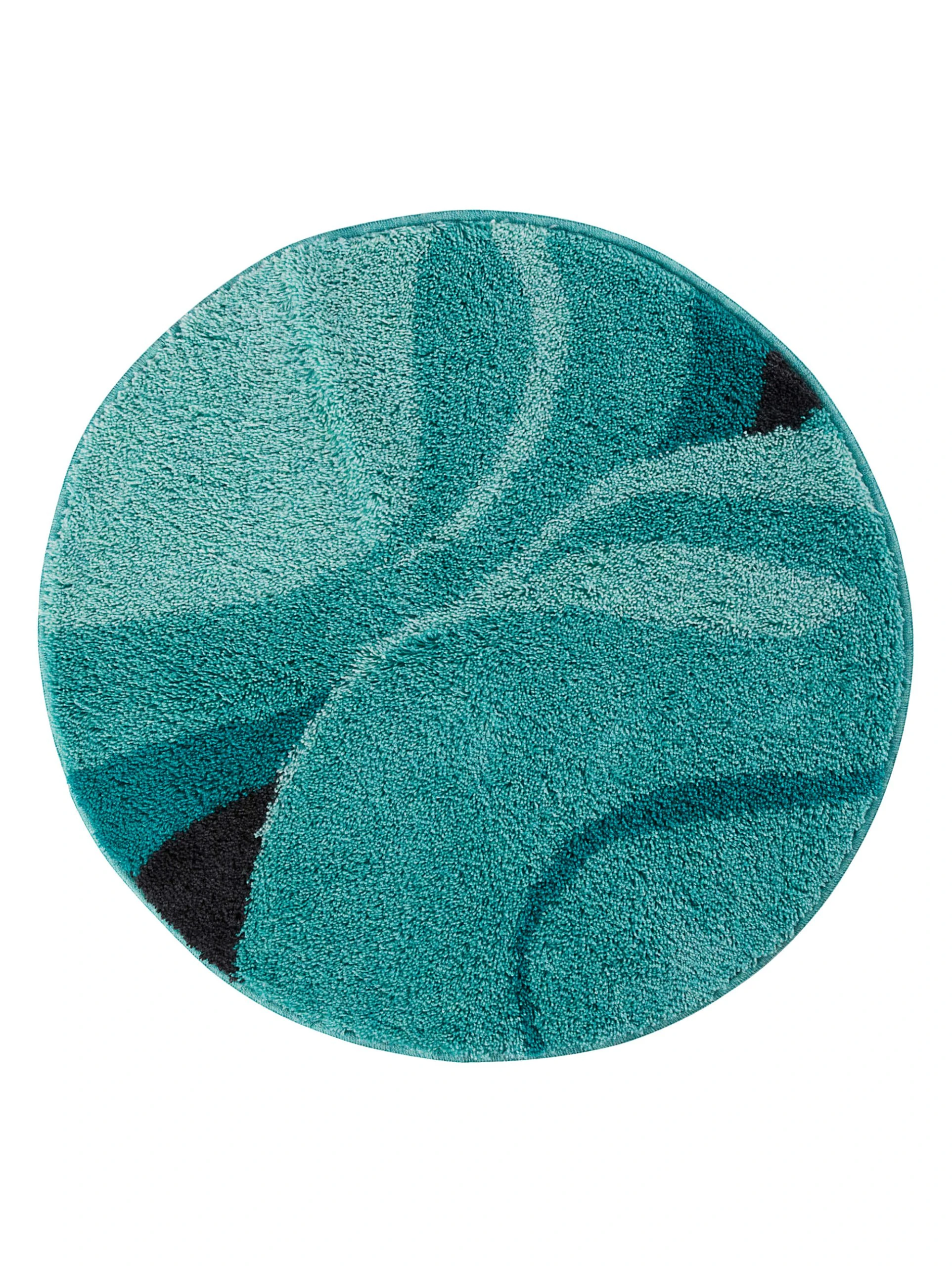 Webschatz Badematte Rund 'Delhi' In Grün 5 Webschatz Badematte Rund 'Delhi' In Grün – Bild 5