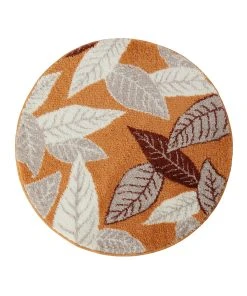 Webschatz Badematte Rund 'Mexiko' In Terracotta -Relaxdays Verkaufsshop webschatz badematte rund mexiko in terracotta 4 scaled