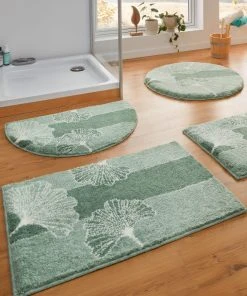 Webschatz Badematte Rund 'Sofia' In Grün