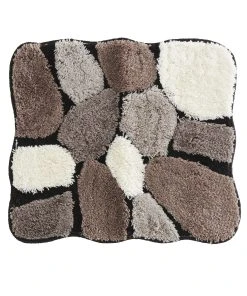 Webschatz Badematte Rund 'Stone' In Grau 13 Webschatz Badematte Rund 'Stone' In Grau -Relaxdays Verkaufsshop webschatz badematte rund stone in grau 6 scaled