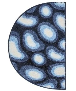 Webschatz Badematte Rund 'Tokio' In Blau 11 Webschatz Badematte Rund 'Tokio' In Blau -Relaxdays Verkaufsshop webschatz badematte rund tokio in blau 4 scaled