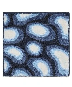 Webschatz Badematte Rund 'Tokio' In Blau 12 Webschatz Badematte Rund 'Tokio' In Blau -Relaxdays Verkaufsshop webschatz badematte rund tokio in blau 5 scaled