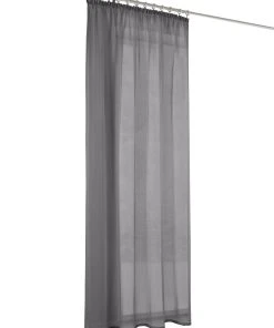 Webschatz Dekogardine "Karla" In Silberfarben -Relaxdays Verkaufsshop webschatz dekogardine karla in silberfarben 2 scaled