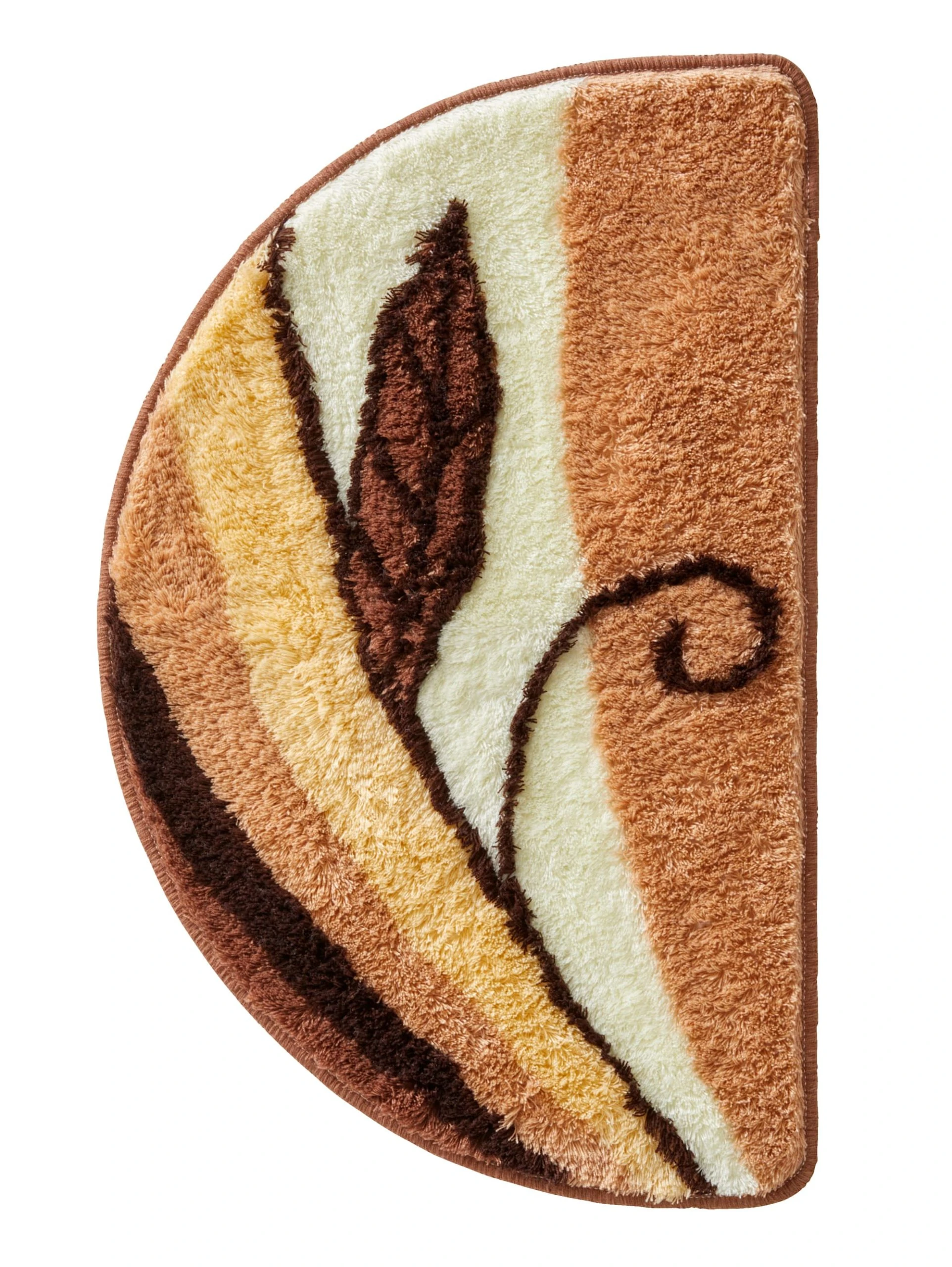 Webschatz Duschvorlage Halbrund 'Aspen 2.0' In Braun 7 Webschatz Duschvorlage Halbrund 'Aspen 2.0' In Braun – Bild 7