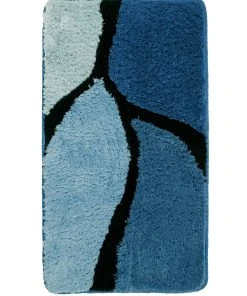 Webschatz Duschvorlage Halbrund 'Hamburg' In Blau