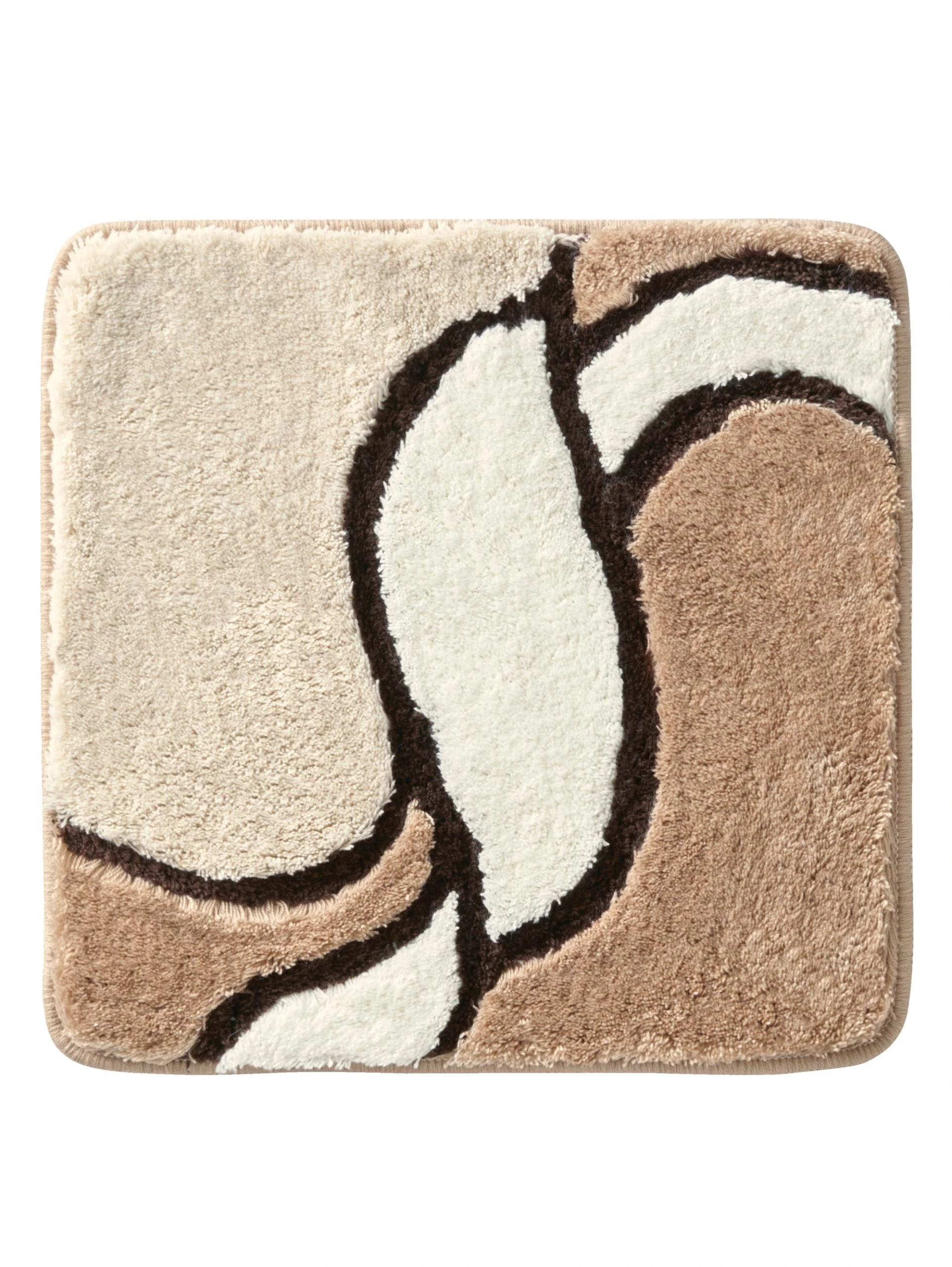 Webschatz Duschvorlage Halbrund 'Prime' In Beige 4 Webschatz Duschvorlage Halbrund 'Prime' In Beige – Bild 4