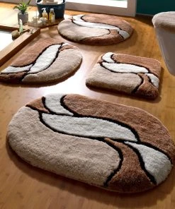 Webschatz Duschvorlage Halbrund 'Prime' In Beige