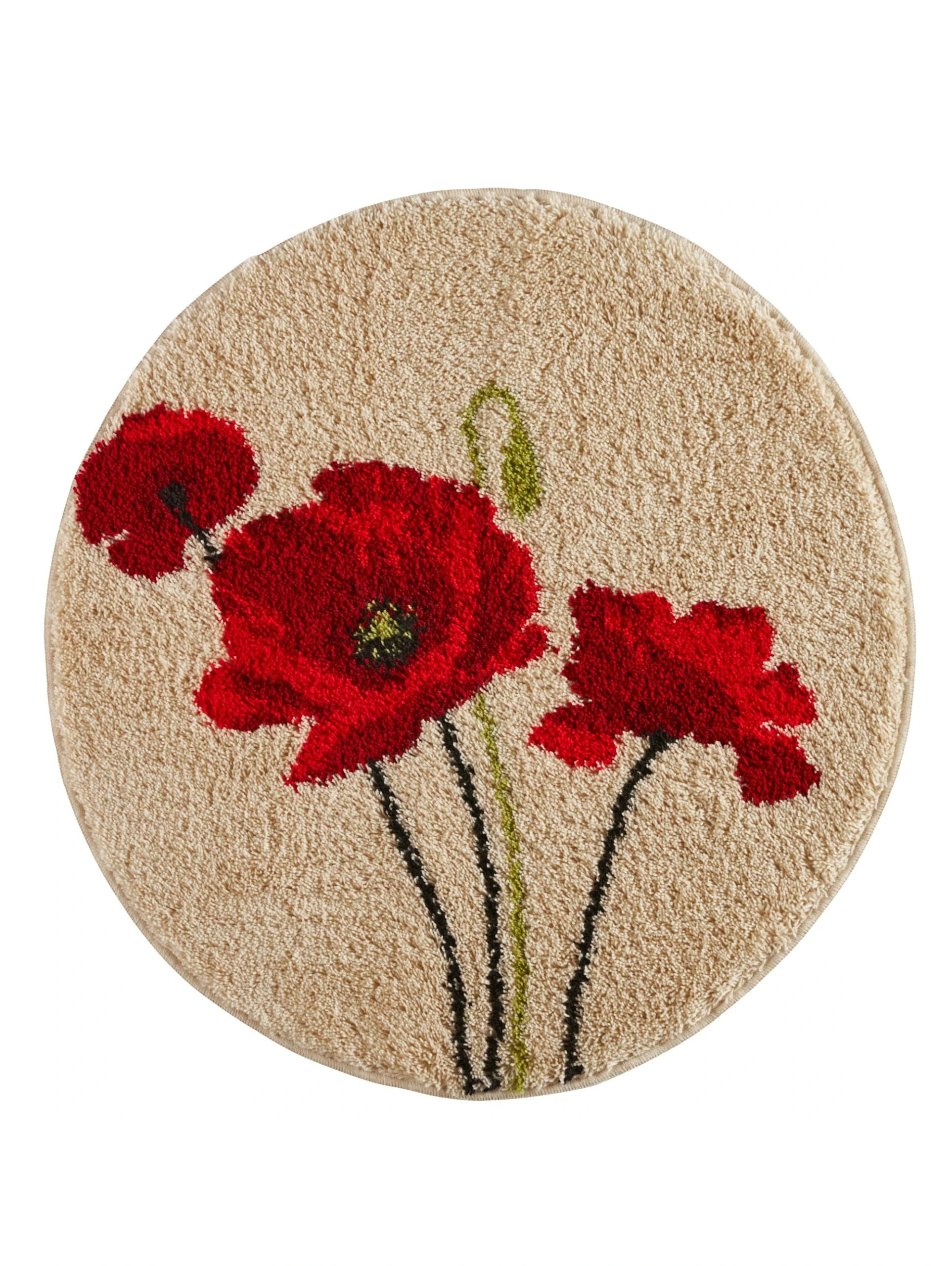 Webschatz Duschvorlage Halbrund 'Tirana' In Natur 2 Webschatz Duschvorlage Halbrund 'Tirana' In Natur – Bild 2