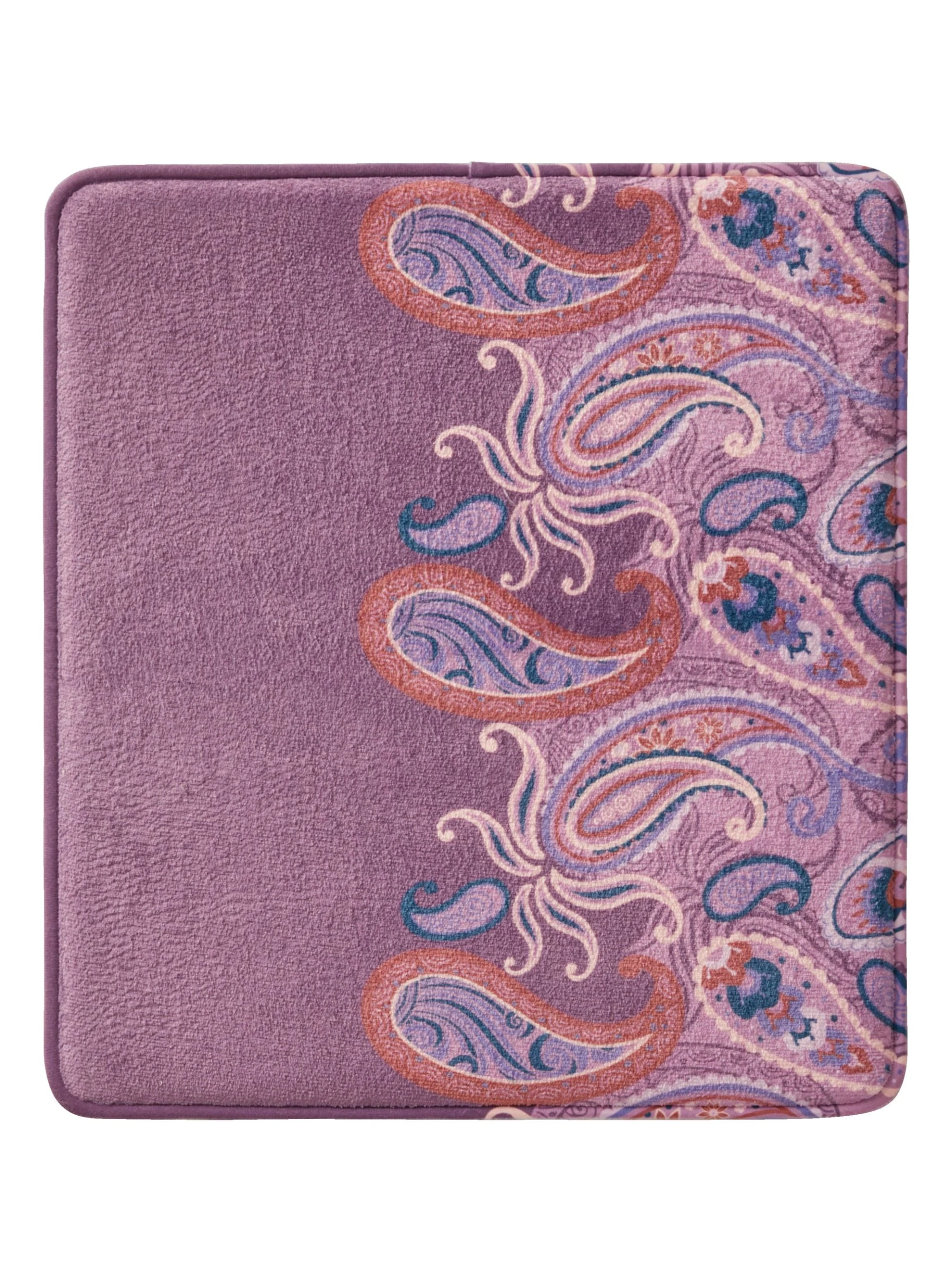 Webschatz Duschvorlage Halbrund `Verona` Mit Memory Schaum In Lila 5 Webschatz Duschvorlage Halbrund `Verona` Mit Memory Schaum In Lila – Bild 5