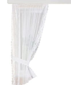 Webschatz Gardine 'Maira' In Weiß -Relaxdays Verkaufsshop webschatz gardine maira in weiss 2 scaled