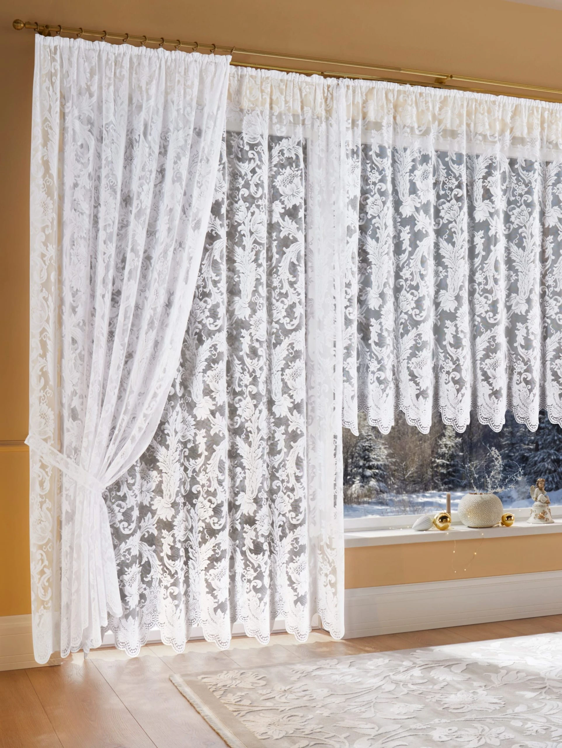 Webschatz Gardine 'Missy' In Weiß 2 Webschatz Gardine 'Missy' In Weiß – Bild 2