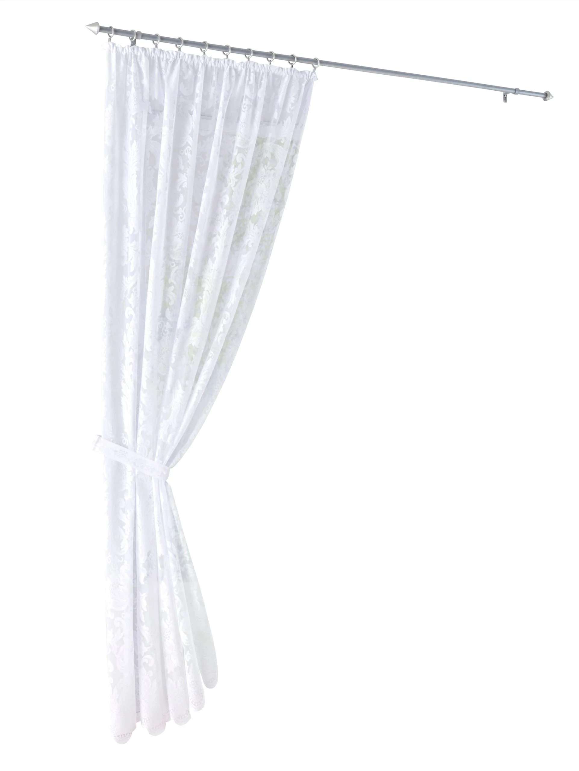 Webschatz Gardine 'Missy' In Weiß 4 Webschatz Gardine 'Missy' In Weiß – Bild 4
