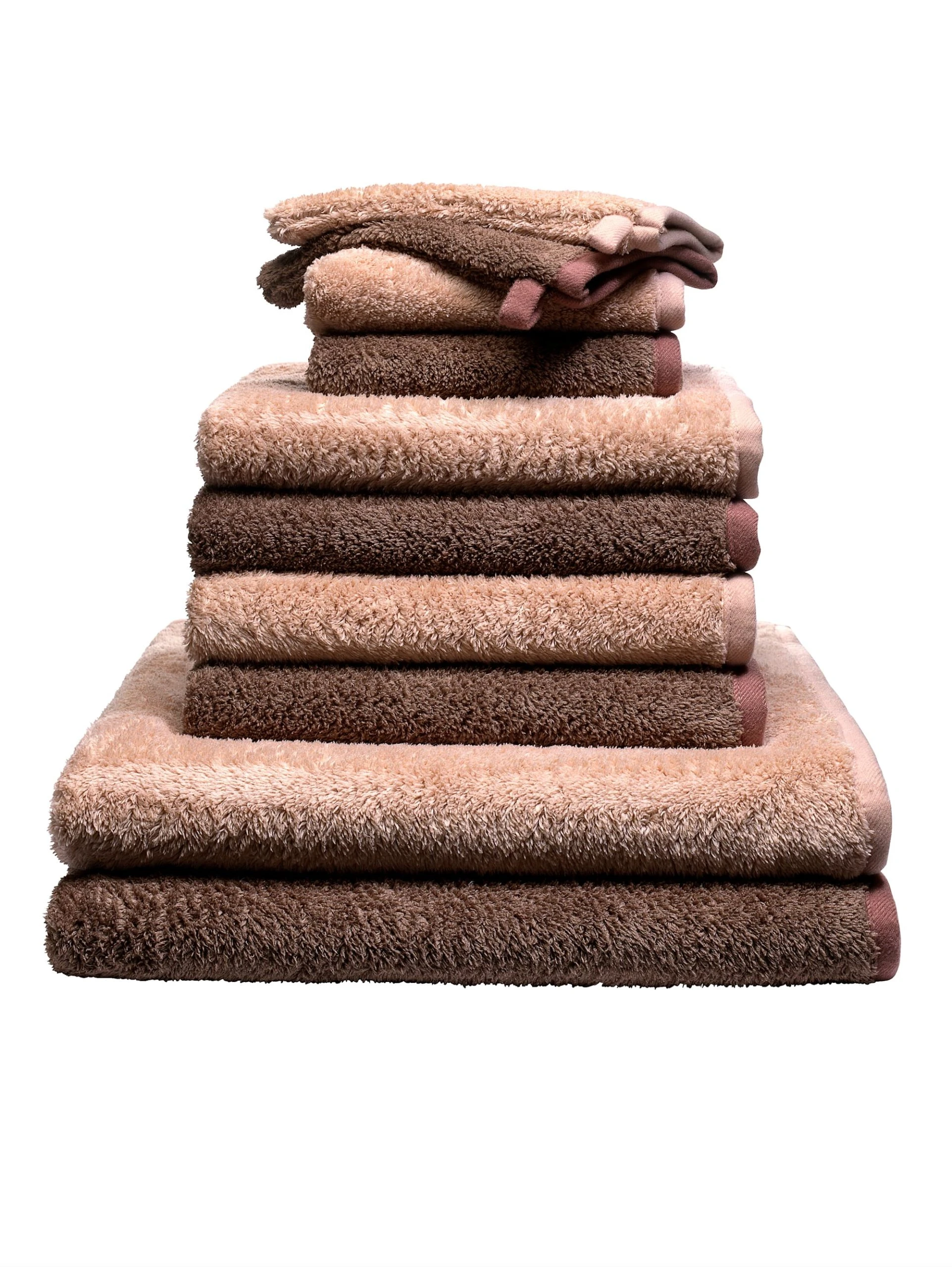 Webschatz Handtuch-Set 10tlg. 'Berlin' In Braun, Natur 1 Webschatz Handtuch-Set 10tlg. 'Berlin' In Braun, Natur