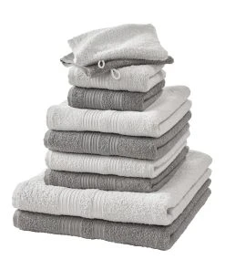 Webschatz Handtuch-Set 10tlg. 'Piemont' In Grau