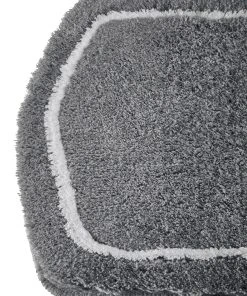 Webschatz WC-Vorlage Mit Ausschnitt 'Udine' In Grau -Relaxdays Verkaufsshop webschatz wc vorlage mit ausschnitt udine in grau 3 scaled