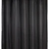 Wenko Anti-Schimmel Duschvorhang Uni Black In Schwarz