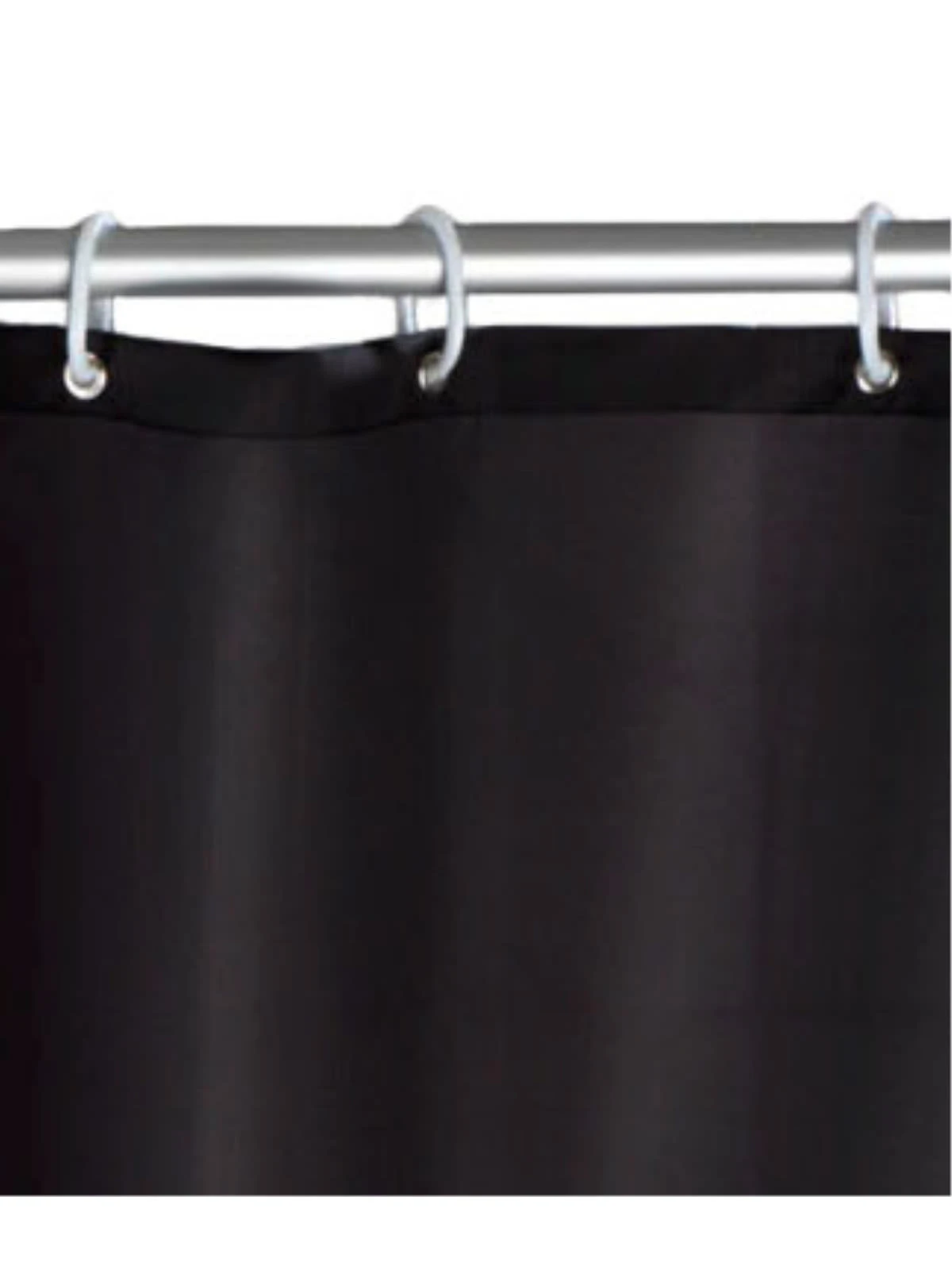 Wenko Anti-Schimmel Duschvorhang Uni Black In Schwarz 13 Wenko Anti-Schimmel Duschvorhang Uni Black In Schwarz – Bild 13