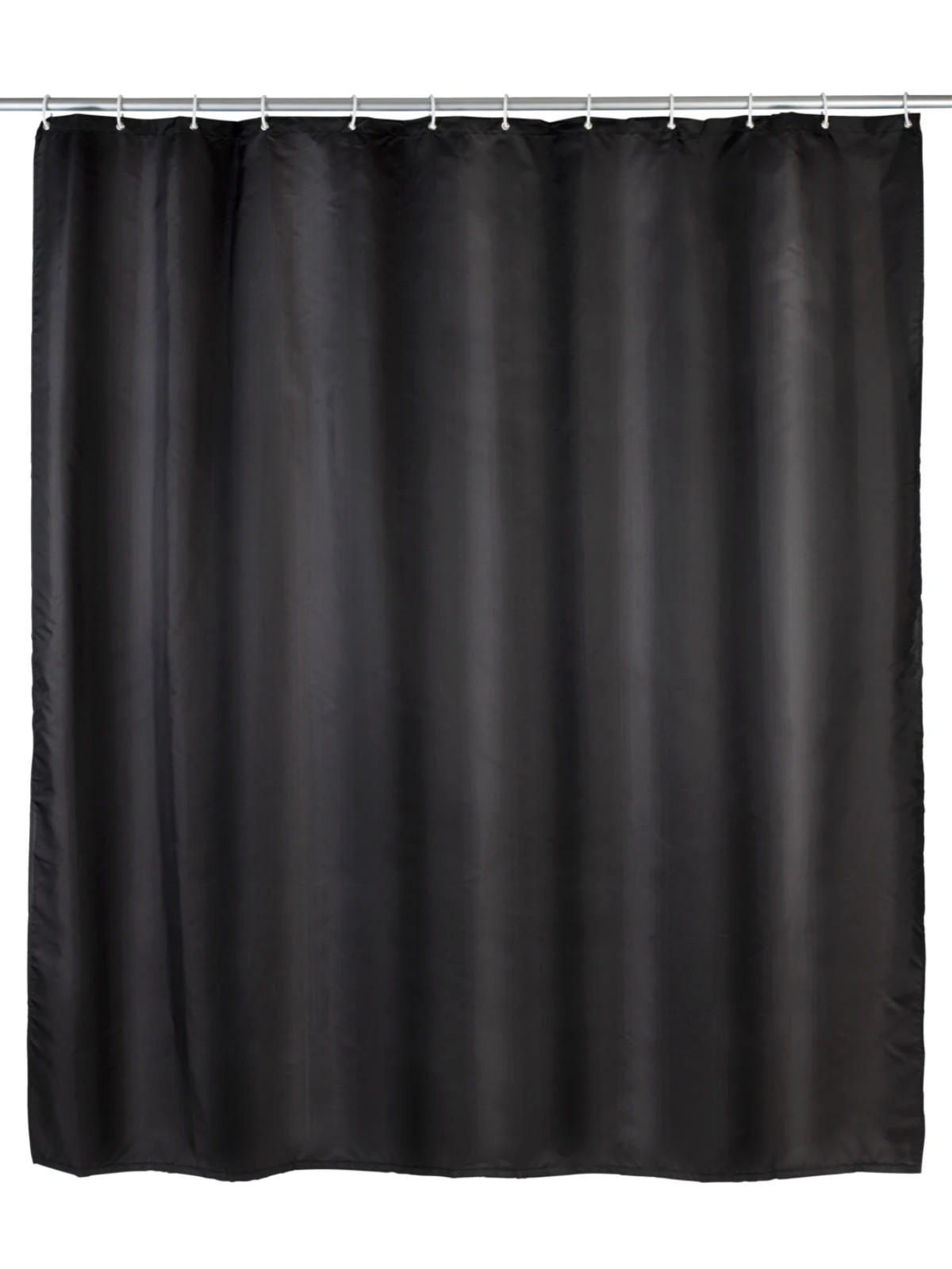 Wenko Anti-Schimmel Duschvorhang Uni Black In Schwarz 8 Wenko Anti-Schimmel Duschvorhang Uni Black In Schwarz – Bild 8