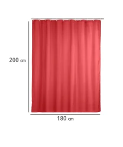 Wenko Anti-Schimmel Duschvorhang Uni Red In Rot 25 Wenko Anti-Schimmel Duschvorhang Uni Red In Rot -Relaxdays Verkaufsshop wenko anti schimmel duschvorhang uni red in rot 11