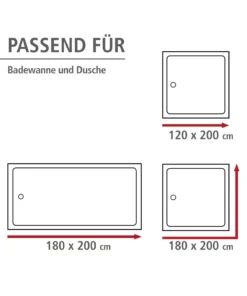 Wenko Anti-Schimmel Duschvorhang Wild In Weiß, Schwarz 24 Wenko Anti-Schimmel Duschvorhang Wild In Weiß, Schwarz -Relaxdays Verkaufsshop wenko anti schimmel duschvorhang wild in weiss schwarz 10