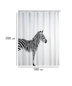 Wenko Anti-Schimmel Duschvorhang Wild In Weiß, Schwarz 18 Wenko Anti-Schimmel Duschvorhang Wild In Weiß, Schwarz -Relaxdays Verkaufsshop wenko anti schimmel duschvorhang wild in weiss schwarz 4