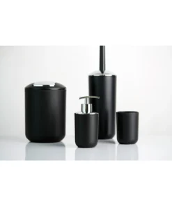 Wenko Bad-Accessoire-Set Brasil Schwarz 3-teilig In Schwarz -Relaxdays Verkaufsshop wenko bad accessoire set brasil schwarz 3 teilig in schwarz 6