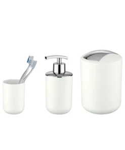 Wenko Bad-Accessoires Set Brasil Weiß 3-teilig In Weiß