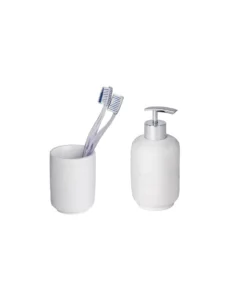 Wenko Bad-Accessoires Set Goa Neo Weiß 2-teilig In Weiß