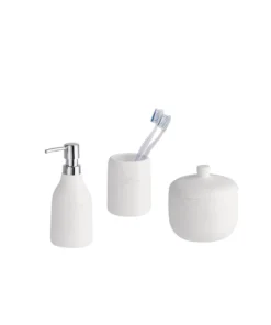 Wenko Bad-Accessoires Set The Collection White 3-teilig In Weiß