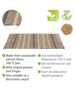 Wenko Badematte Sambu In Natur -Relaxdays Verkaufsshop wenko badematte sambu in natur 12