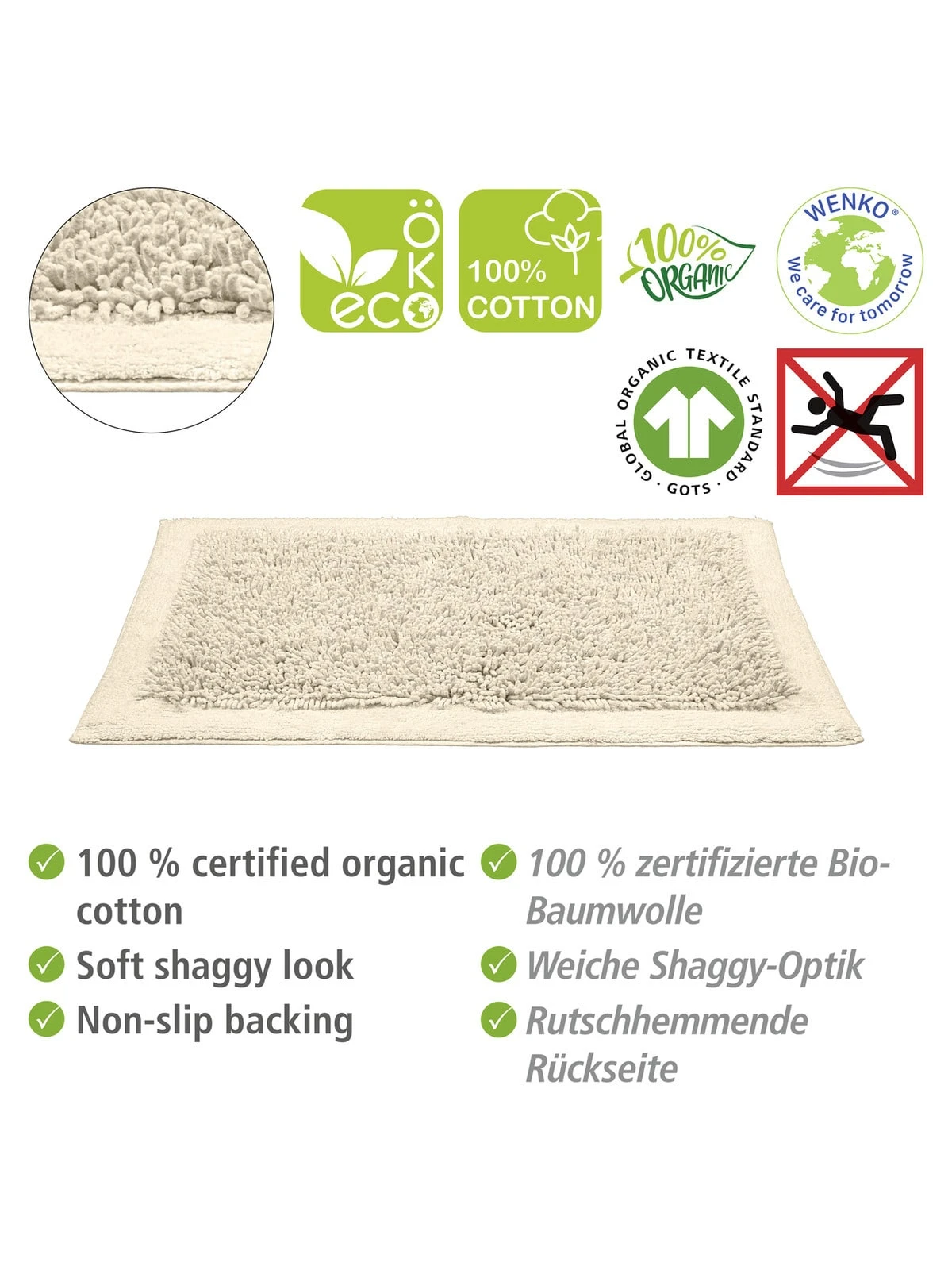 Wenko Badematte Sidyma Beige In Beige 8 Wenko Badematte Sidyma Beige In Beige – Bild 8