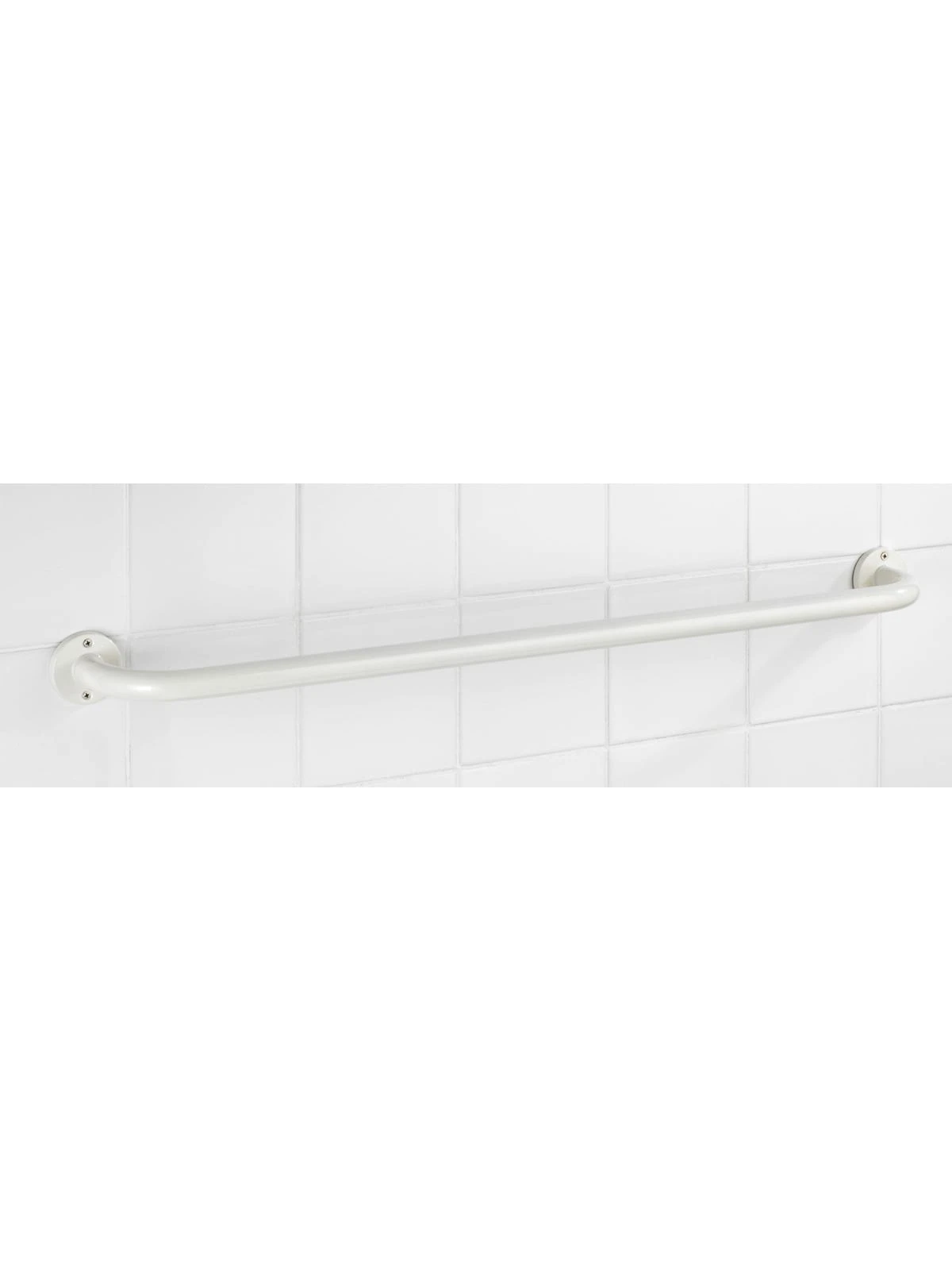 Wenko Badetuchstange Basic 80 Cm Weiß In Weiß 3 Wenko Badetuchstange Basic 80 Cm Weiß In Weiß – Bild 3