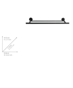 Wenko Badetuchstange Duo Bosio Edelstahl Black Matt 18 Wenko Badetuchstange Duo Bosio Edelstahl Black Matt -Relaxdays Verkaufsshop wenko badetuchstange duo bosio edelstahl black matt 8