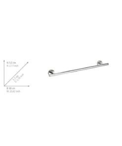 Wenko Badetuchstange Uno Bosio Glänzend Edelstahl In Glänzend -Relaxdays Verkaufsshop wenko badetuchstange uno bosio glanzend edelstahl in glanzend 4