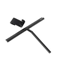 Wenko Badezimmerwischer Mola Silikon XXL Schwarz In Schwarz