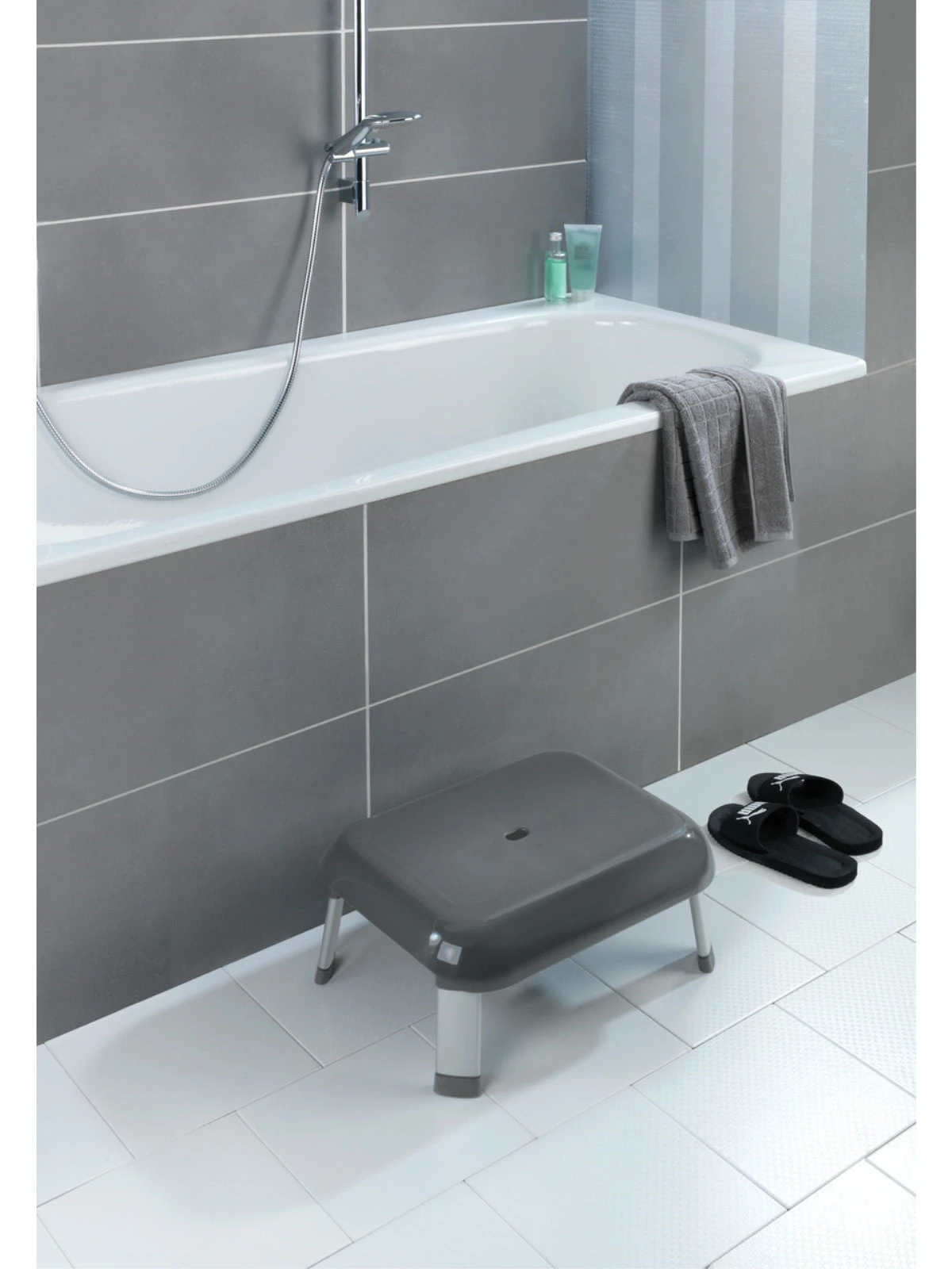 Wenko Badschemel Secura Premium In Grau, Anthrazit 2 Wenko Badschemel Secura Premium In Grau, Anthrazit – Bild 2