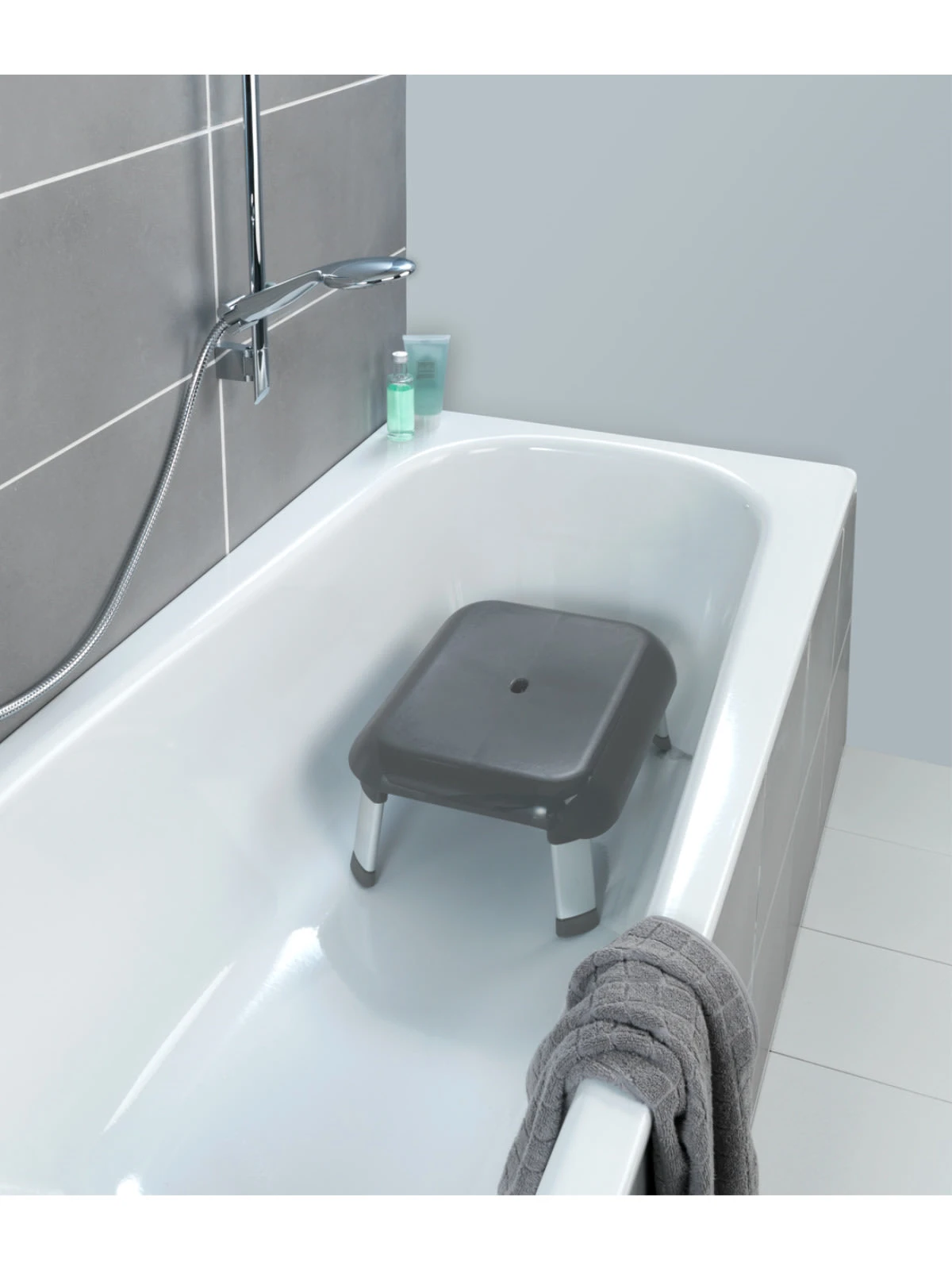 Wenko Badschemel Secura Premium In Grau, Anthrazit 11 Wenko Badschemel Secura Premium In Grau, Anthrazit – Bild 11