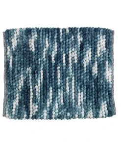 Wenko Badteppich Urdu Blau 55 X 65 Cm In Blau