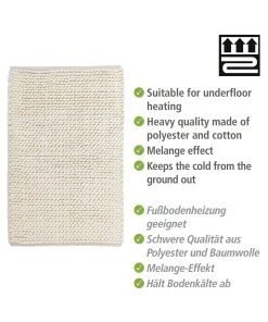 Wenko Badteppich Urdu Ecru 60 X 90 Cm In Ecru -Relaxdays Verkaufsshop wenko badteppich urdu ecru 60 x 90 cm in ecru 9