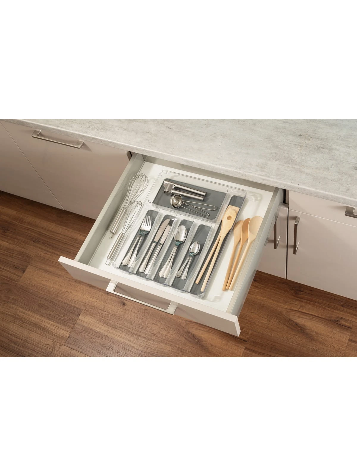 Wenko Besteckkasten 6 Fächer In Transparent 4 Wenko Besteckkasten 6 Fächer In Transparent – Bild 4