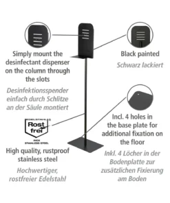 Wenko Desinfektions-Ständer Groß In Schwarz 43 Wenko Desinfektions-Ständer Groß In Schwarz -Relaxdays Verkaufsshop wenko desinfektions stander gross in schwarz 15