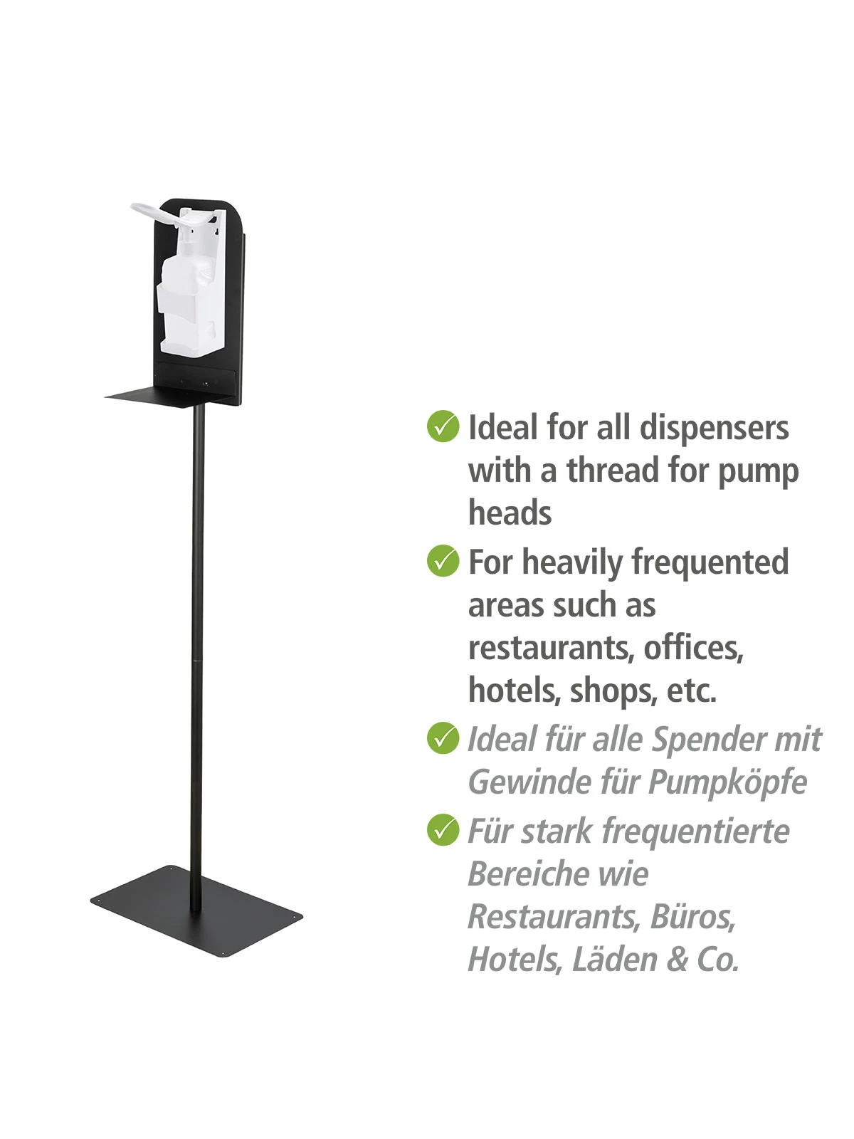 Wenko Desinfektions-Ständer Groß In Schwarz 3 Wenko Desinfektions-Ständer Groß In Schwarz – Bild 3