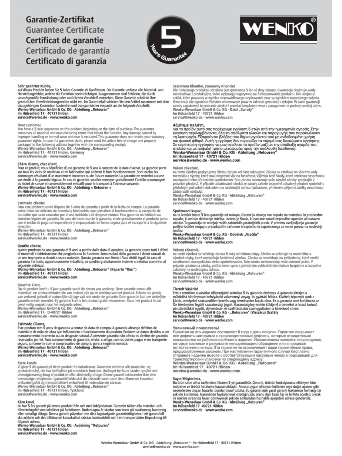 Wenko Duschkopf Ultimate Shower Chrom/Weiß In Silber 26 Wenko Duschkopf Ultimate Shower Chrom/Weiß In Silber – Bild 26