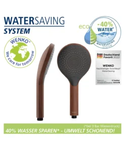Wenko Duschkopf Watersaving Wood In Braun 37 Wenko Duschkopf Watersaving Wood In Braun -Relaxdays Verkaufsshop wenko duschkopf watersaving wood in braun 13
