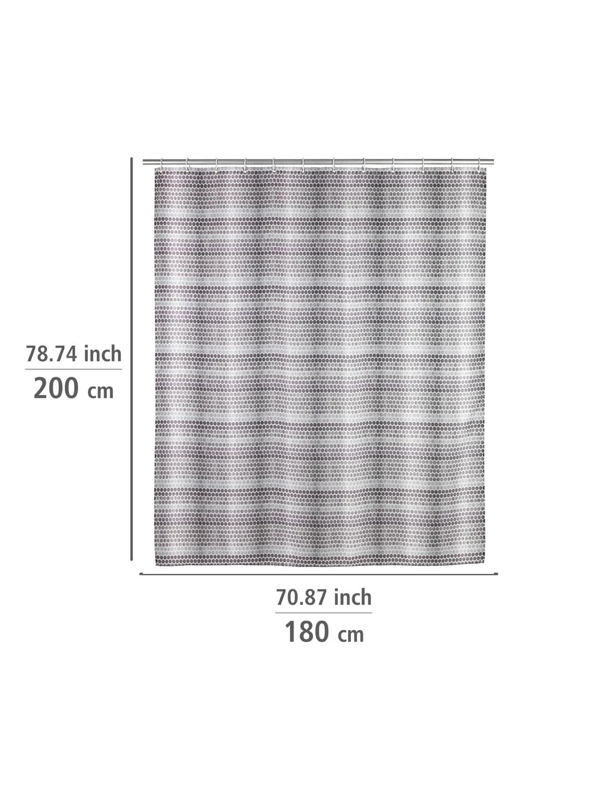 Wenko Duschvorhang Leblon In Weiß, Grau 11 Wenko Duschvorhang Leblon In Weiß, Grau – Bild 11