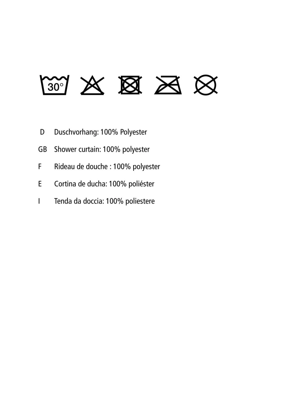 Wenko Duschvorhang Leblon In Weiß, Grau 12 Wenko Duschvorhang Leblon In Weiß, Grau – Bild 12