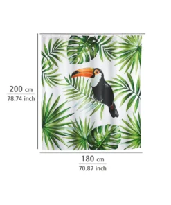 Wenko Duschvorhang Tucan -Relaxdays Verkaufsshop wenko duschvorhang tucan 10